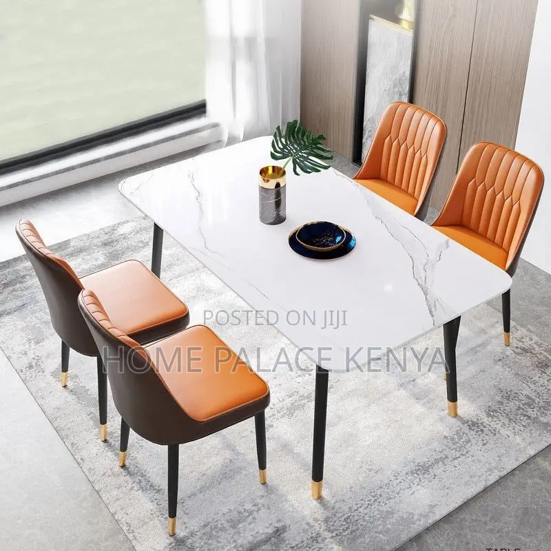 Dining Set; Luxury Modern Dining Set With Stylish Table
