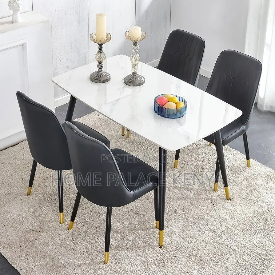 Dining Set; Luxury Modern Dining Set With Stylish Table