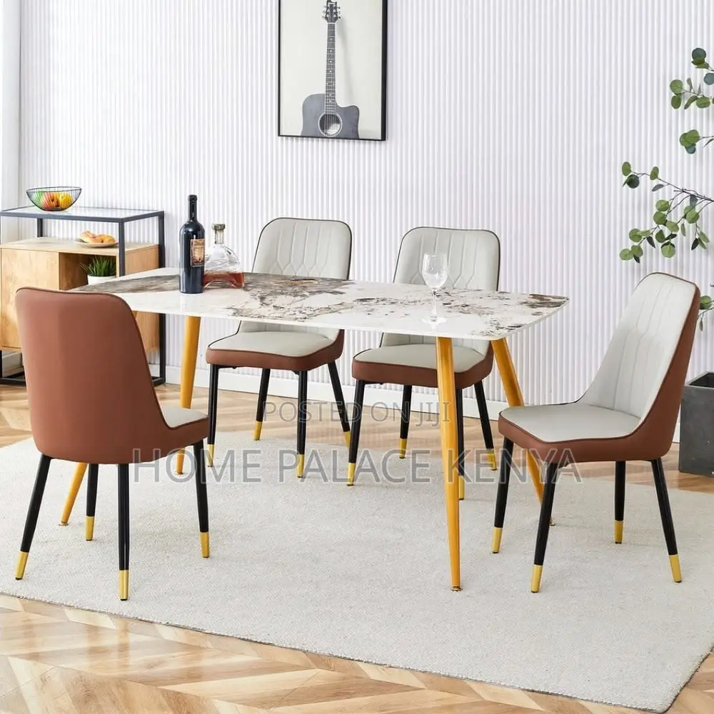 Dining Set; Luxury Modern Dining Set With Stylish Table