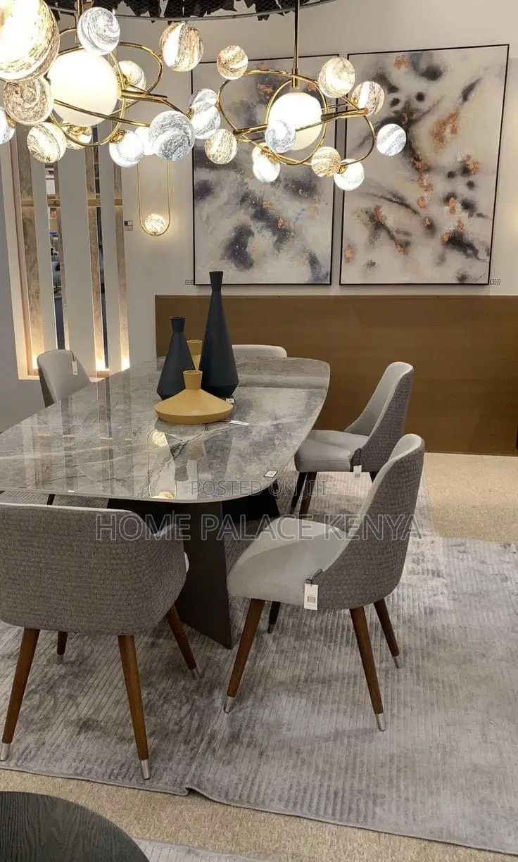 Dining Set; Luxury Modern Dining Set With Stylish Table