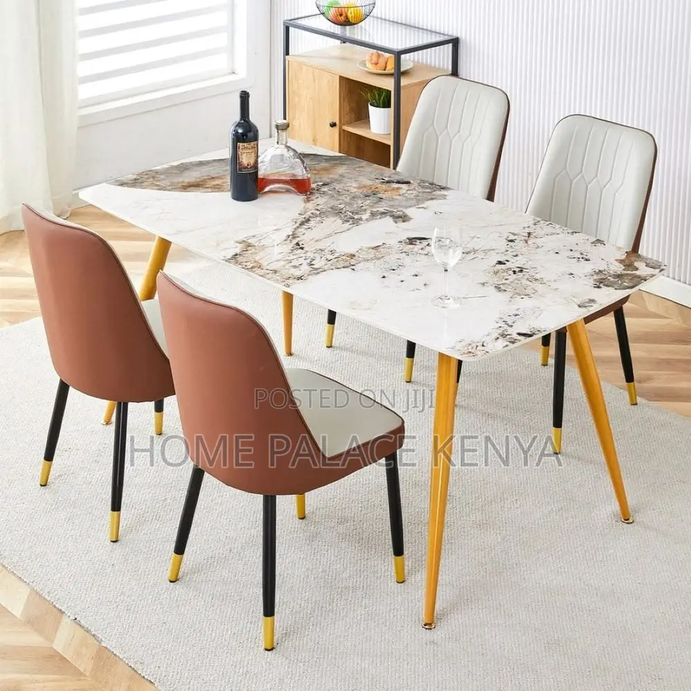 Dining Set; Luxury Modern Dining Set With Stylish Table