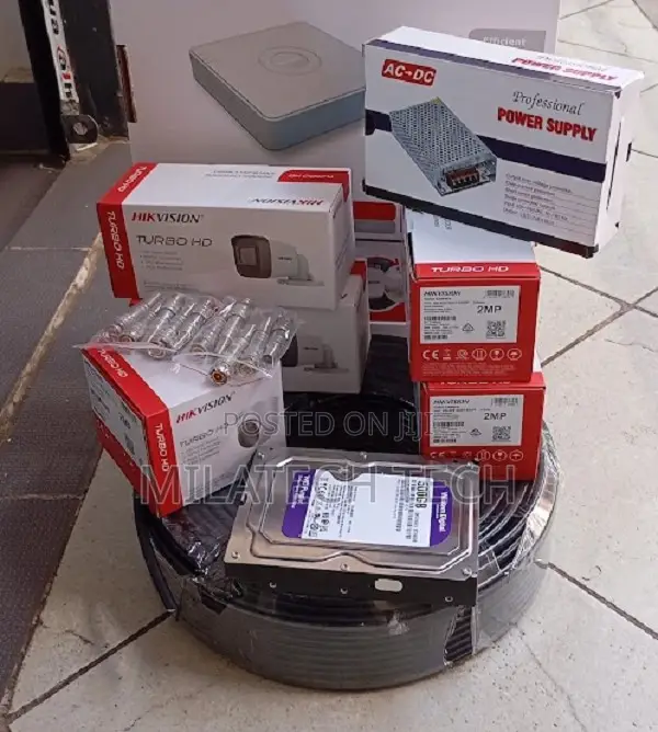 Hikvision 4 Camera DVR Kit | Complete 4 Channel CCTV System
