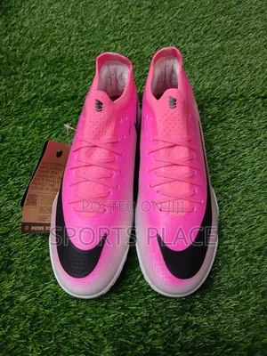 Nike Air Zoom Pink AtomKit Vapor VXII Turf Football Boots