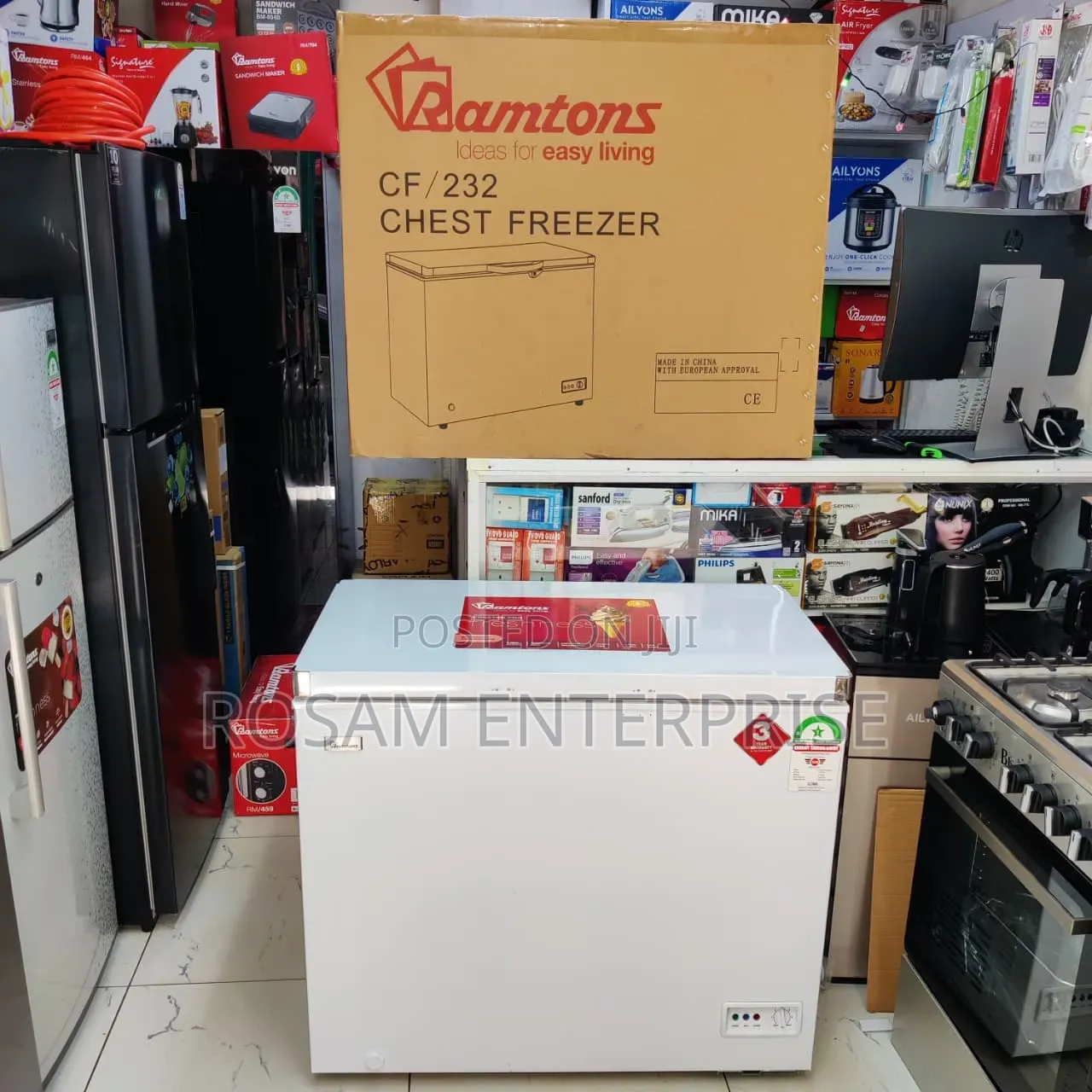 Ramtons Chest Freezer 190l Cf232