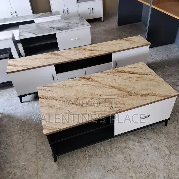 2 PCS Set TV Stand + Coffee Table