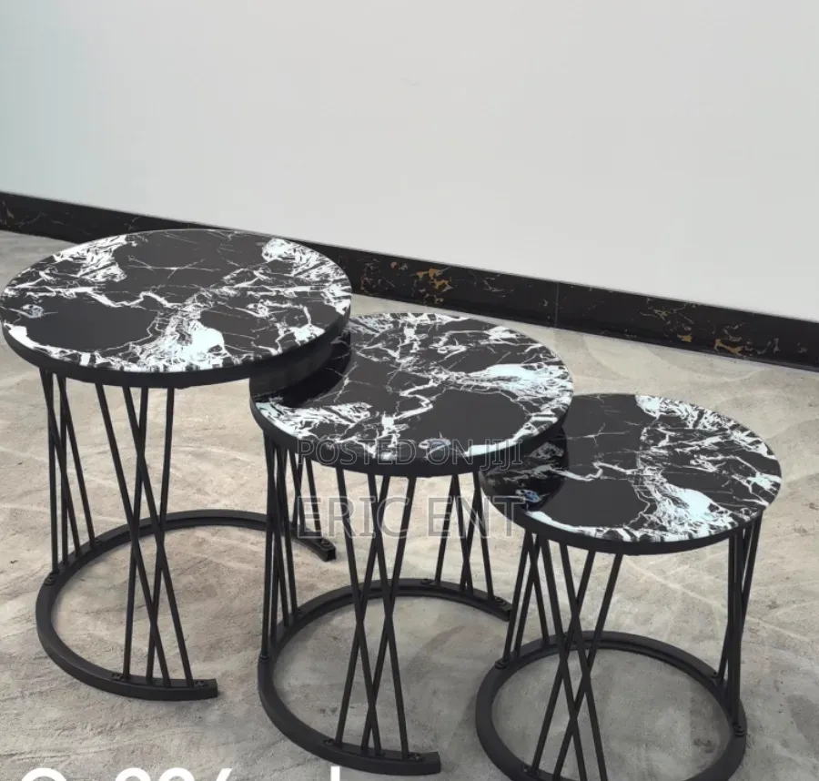 3 in 1 Executive Table (Glass Effect)