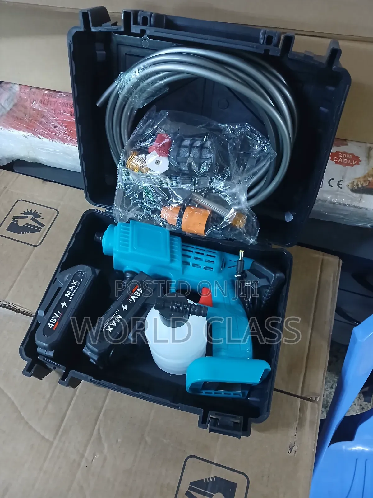 48VF Cordless High Pressure Car Washer Gun Kit