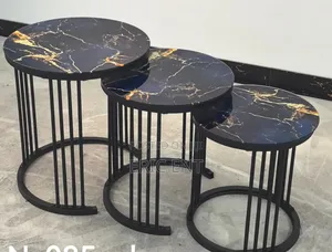 3 in 1 Executive Table (Glass Effect)