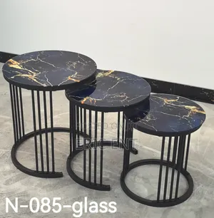 3 in 1 Executive Table (Glass Effect)
