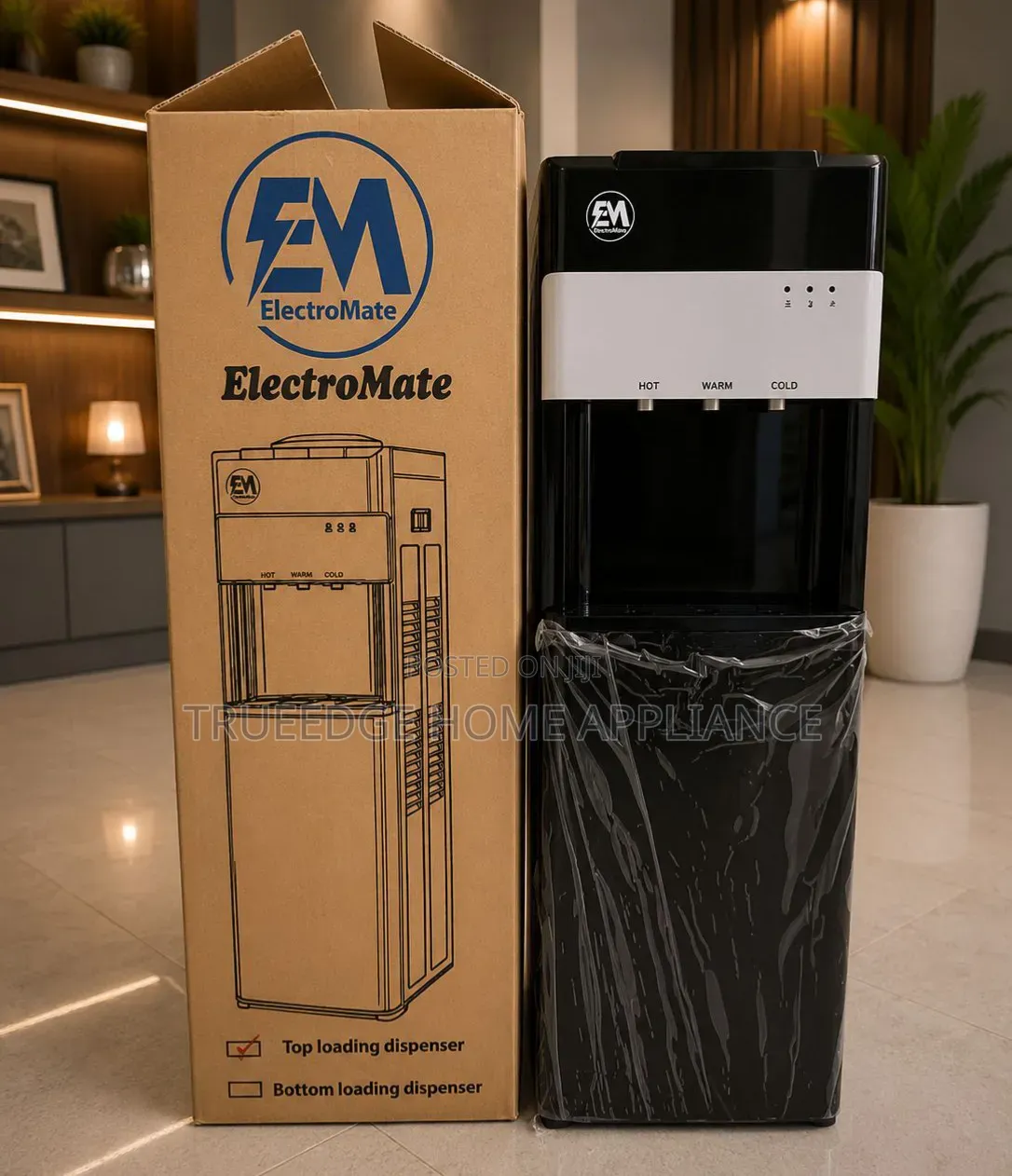 Black, Top Loader Electromate* *Dispenser* *3tap*