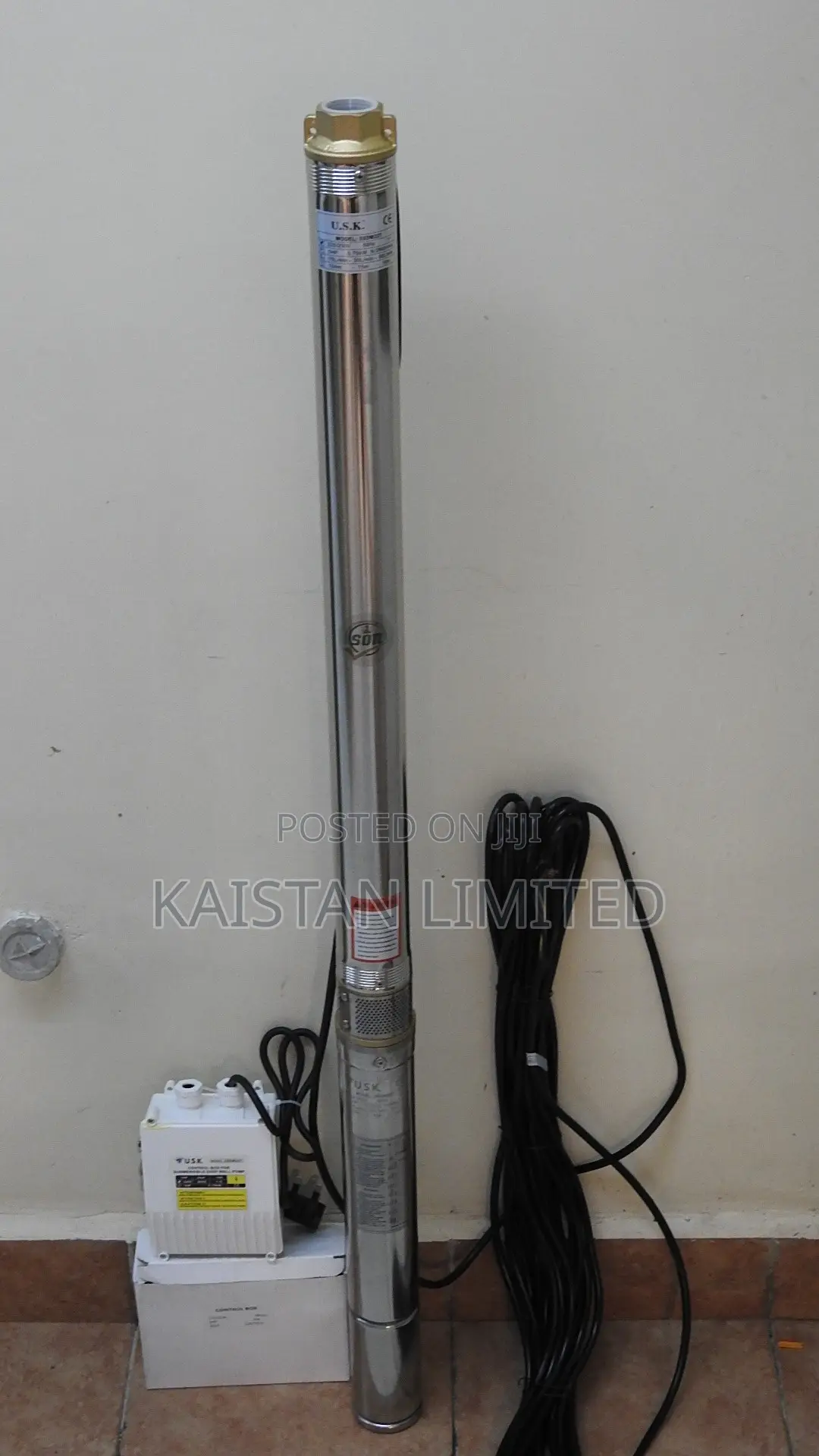 750W 1HP Borehole Submersible Water Pump – 1.25" Outlet | 126M Lift