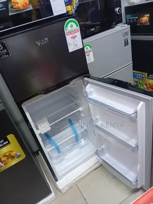 Von Double Door Fridge 125Litres Direct Cool