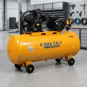 Kmax 300L Heavy-Duty Electric Air Compressor (4HP) With Triple Piston