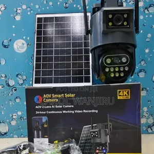 AOV 2- Lens Ai Smart Solar Camera With 4G and E-Sim/Ai Smart Camera