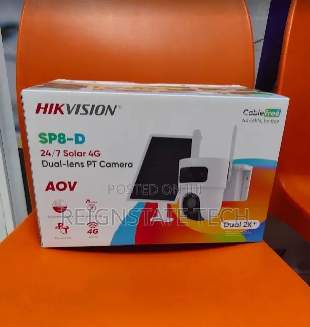 4G Simcard Enabled Hikvison Dual Lens Solar Camera Full Color