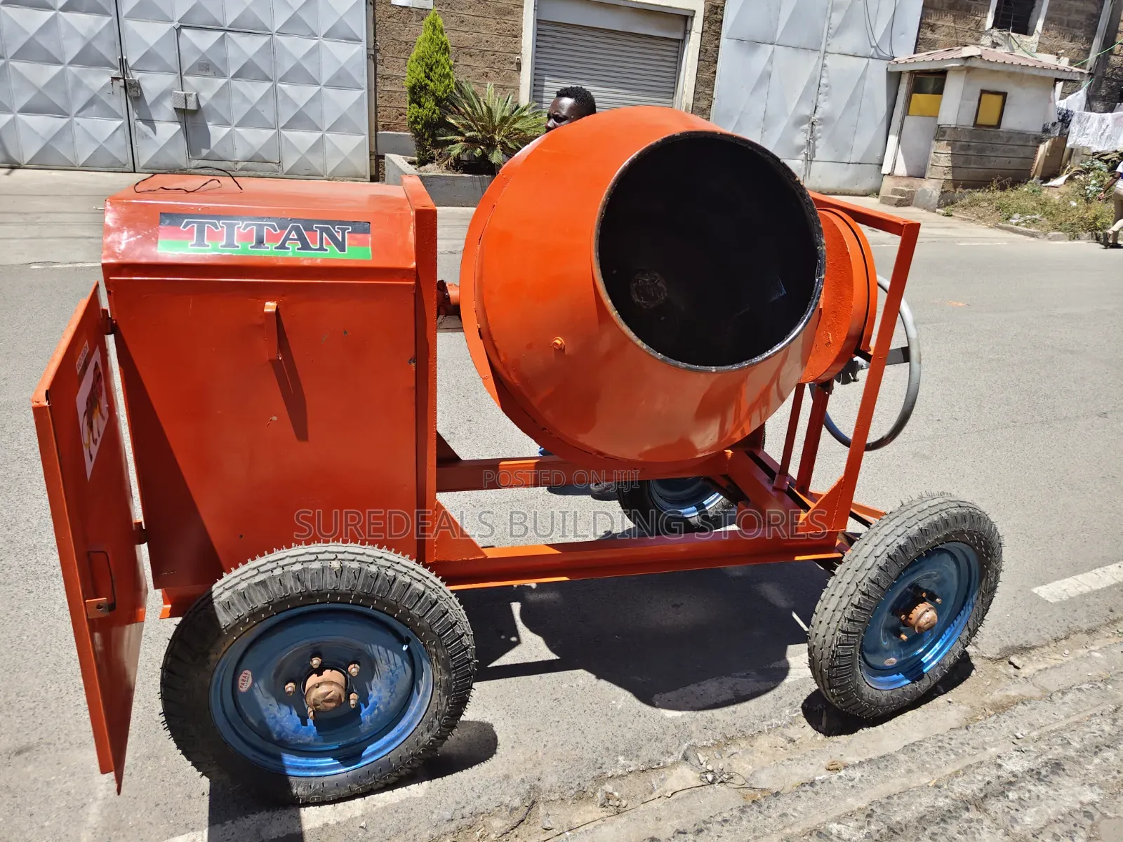 Heavy-Duty Titan 500L Diesel Concrete Mixer