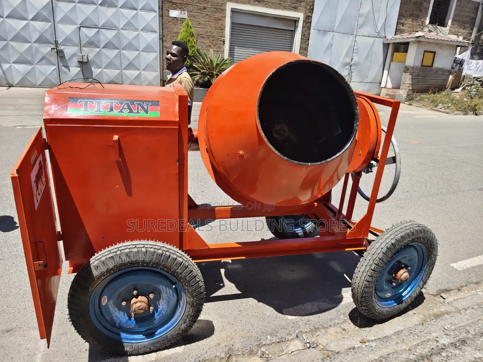 Heavy-Duty Titan 500L Diesel Concrete Mixer