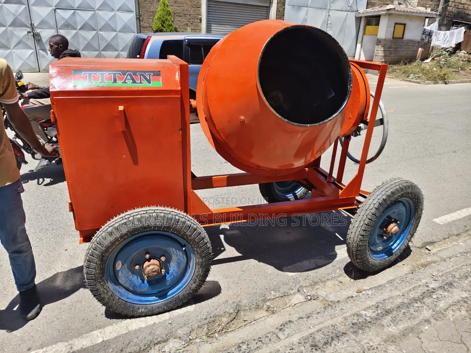 Heavy-Duty Titan 500L Diesel Concrete Mixer