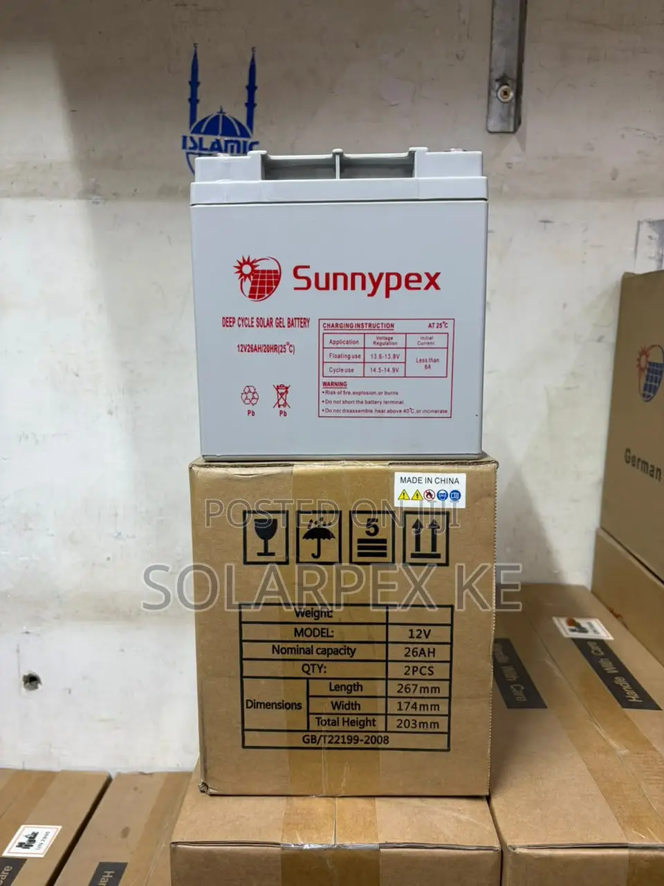 Sunnypex Np-12v 26ah