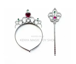 Silver Toned Plastic Tiara
