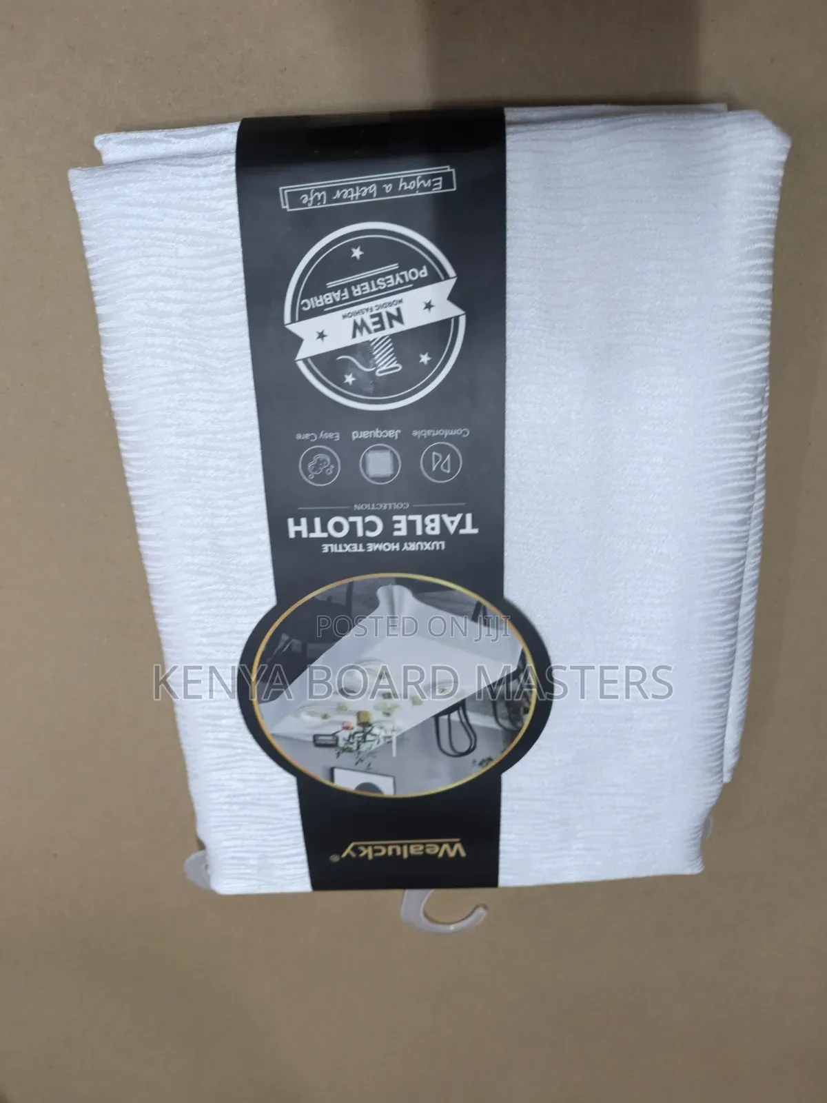 Water Proof White Table Cloth,