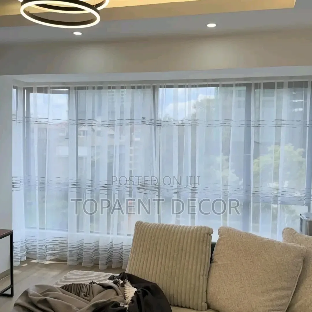 Plain White Window Sheers