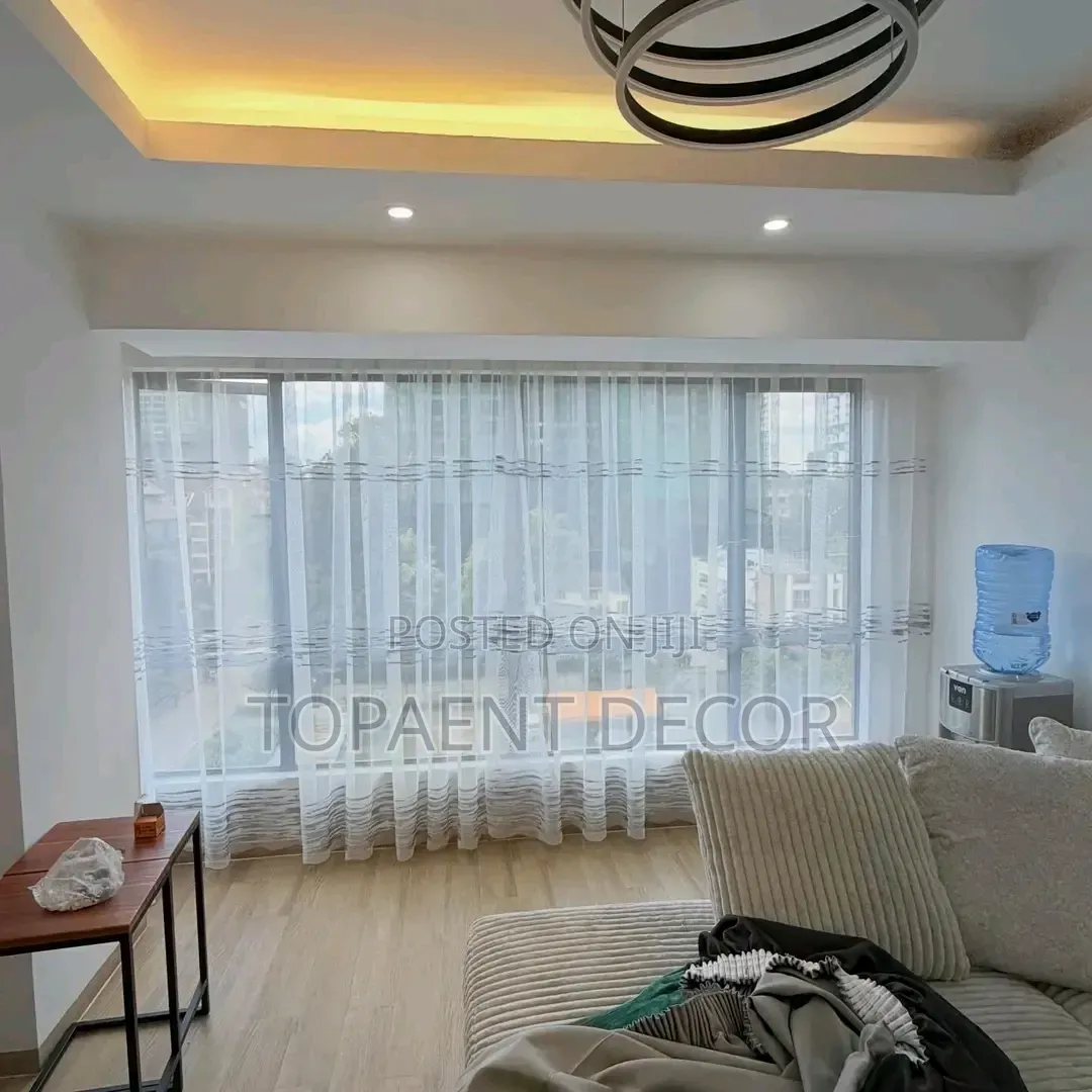 Plain White Window Sheers