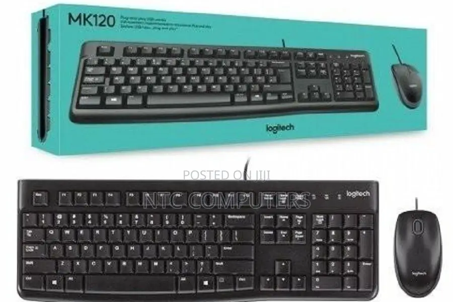 Logitech Combo USB-Keyboard +Mouse-Mk120