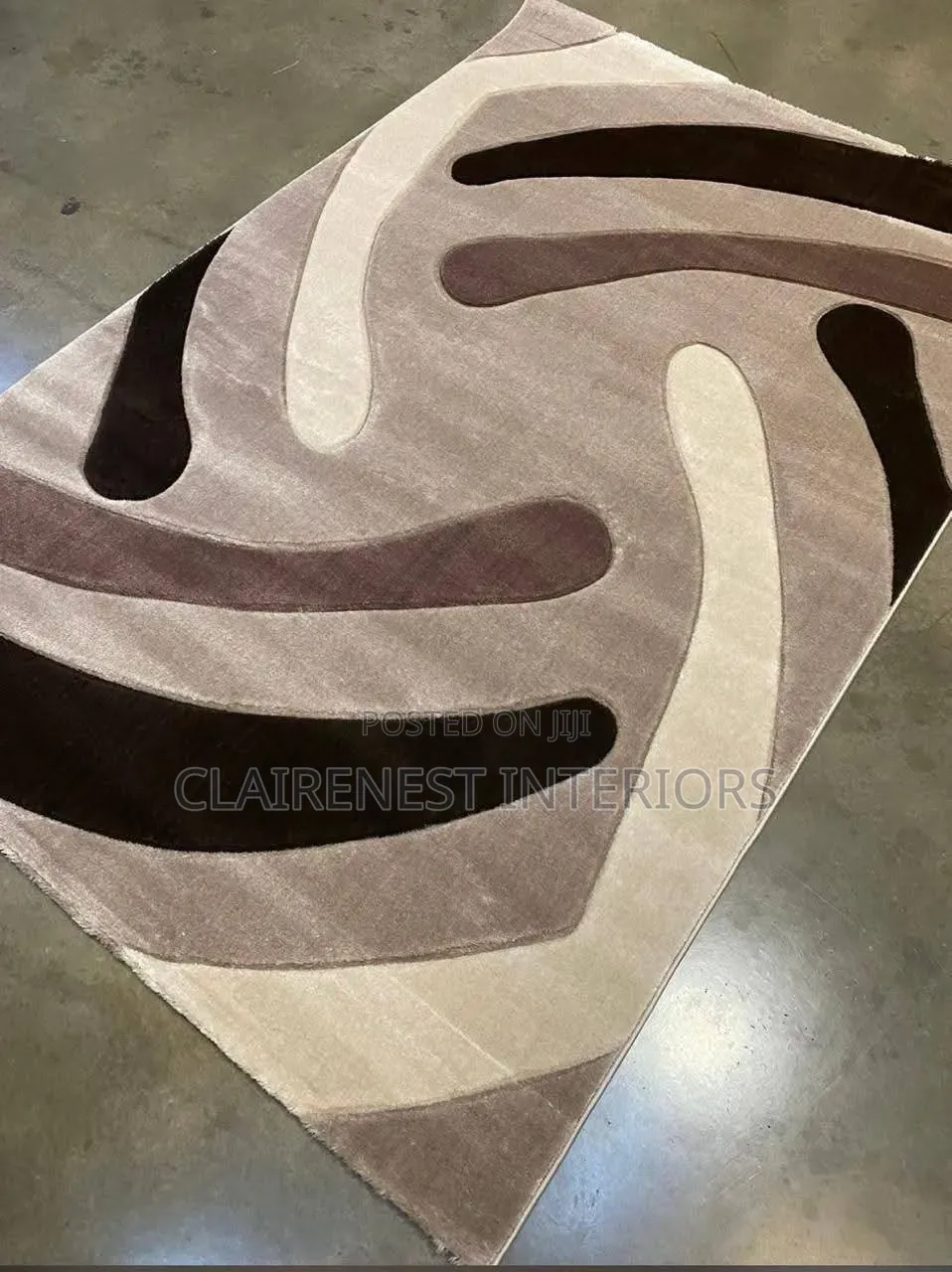 Brown Themes 7 by 10 Paris Floor Carpets