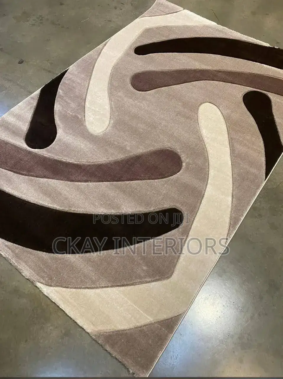 Brown Themes 7 by 10 Paris Floor Carpets
