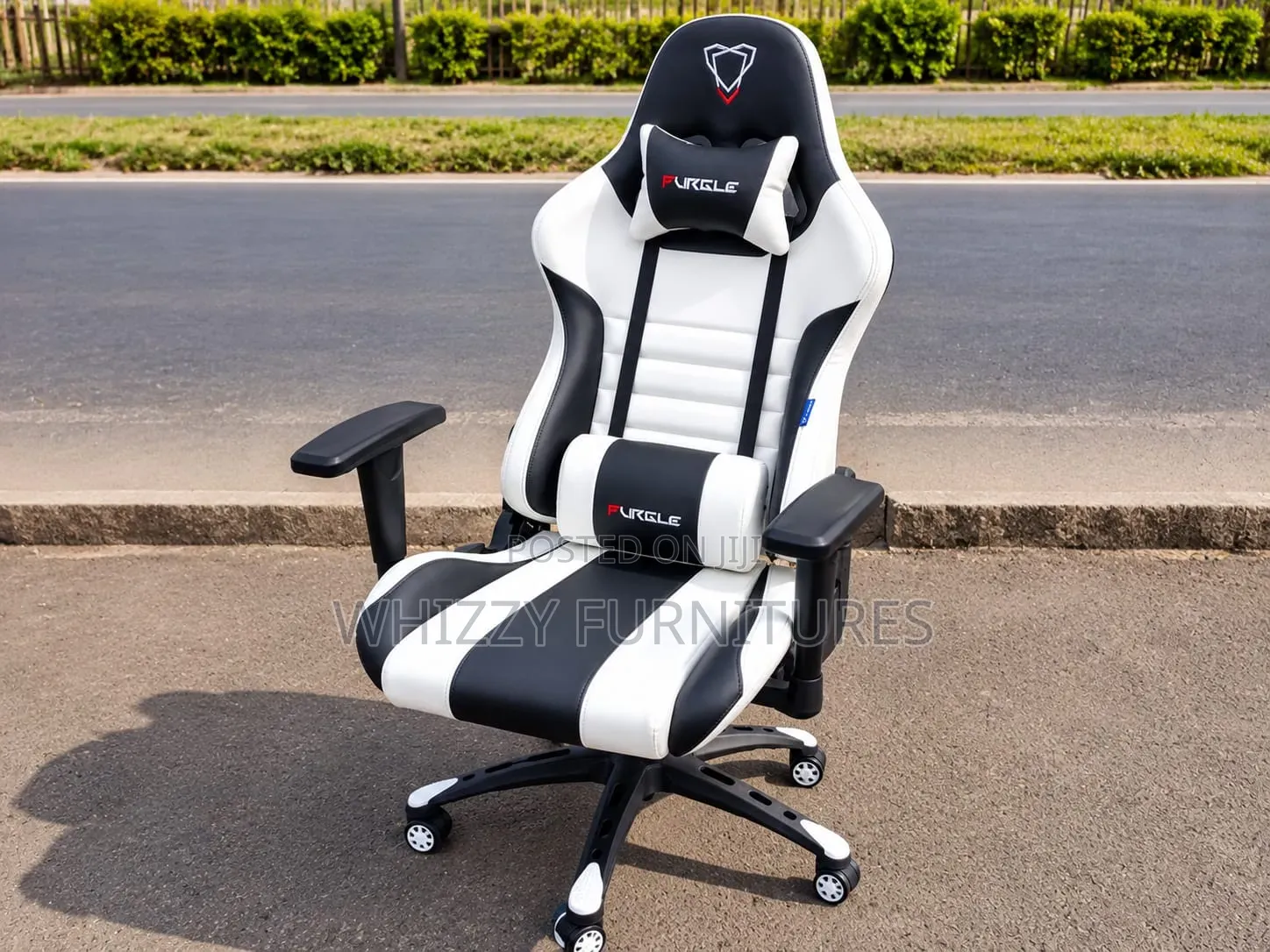 Gaming Chair; Reclining Gaming Chair With Lumbar Support