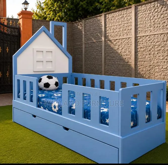Playful Kids Bed With Underdrawer Available on Order