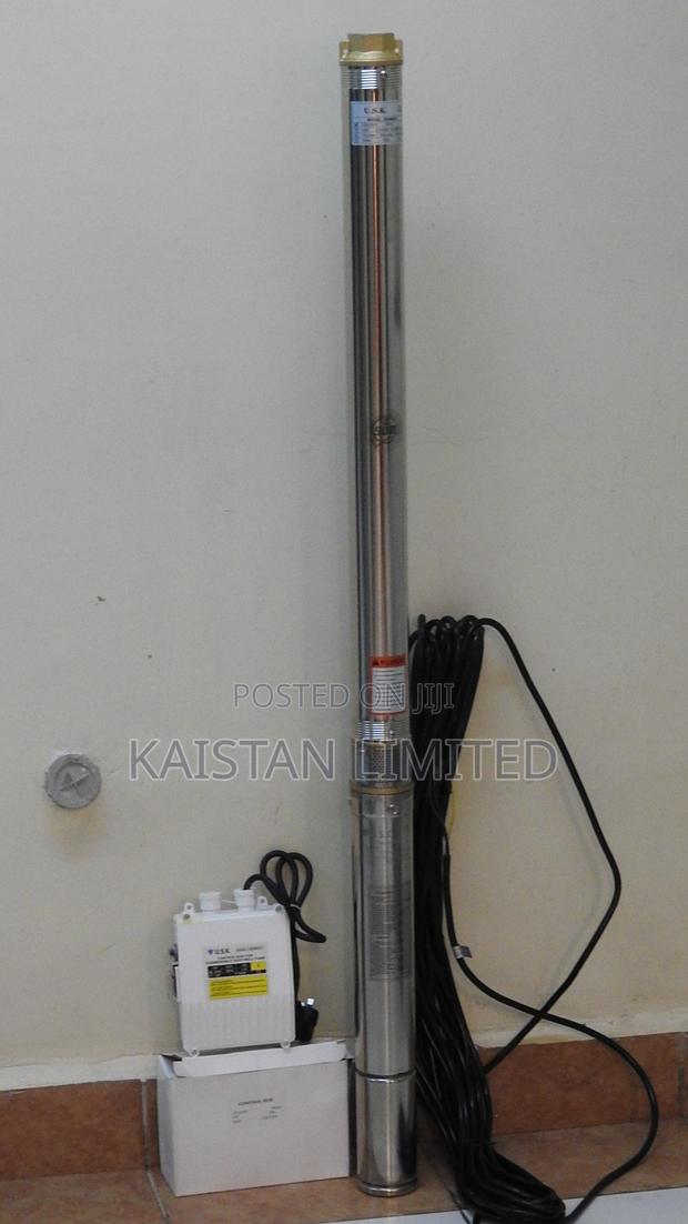 750W Borehole Submersible Pump 1HP – 126M Max Head | 1.25 Inch