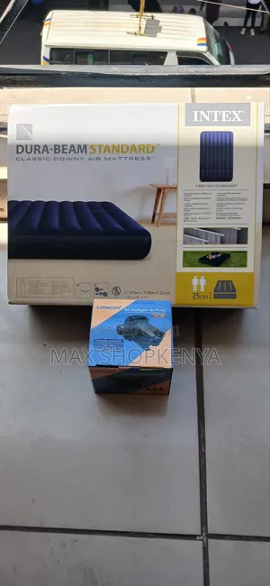 Intex Inflatable Air Mattress 4*6 – Comfortable Sleeping Bed