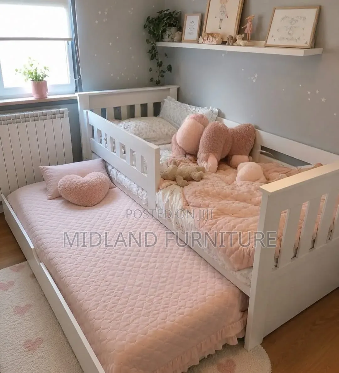 Children Bed With a Trundle Available on Order Pay on Delivery 