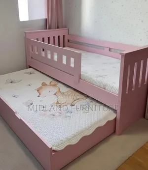 Children Bed With a Trundle Available on Order Pay on Delivery 