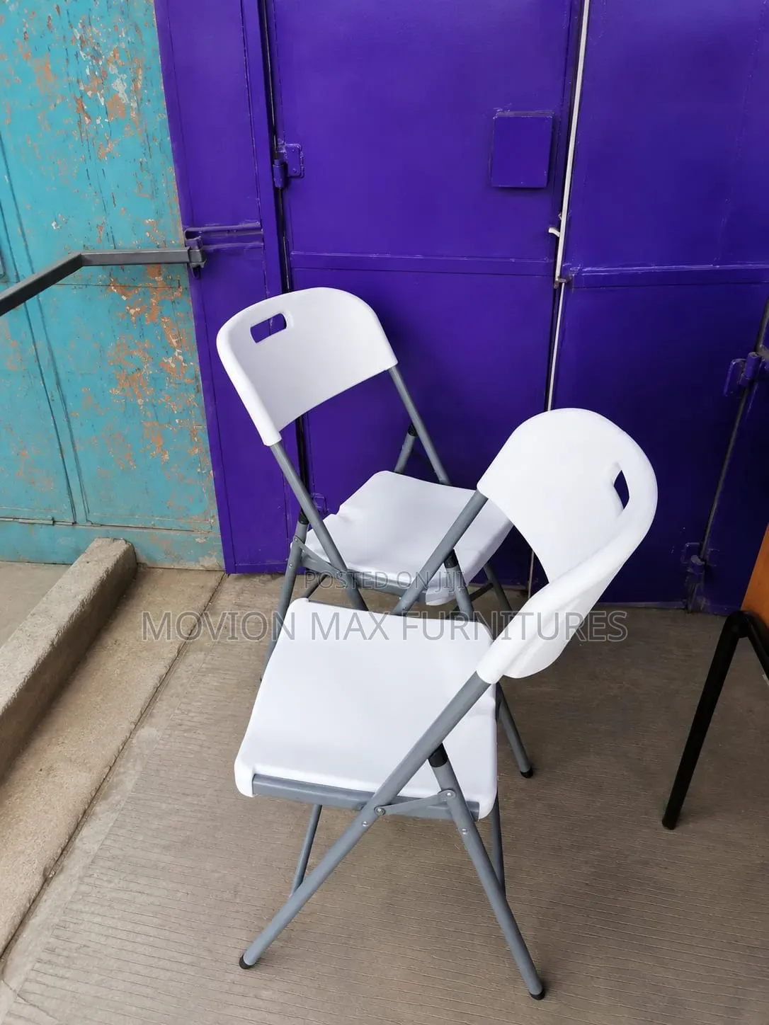 Foyer White Fold Foldable Chairs