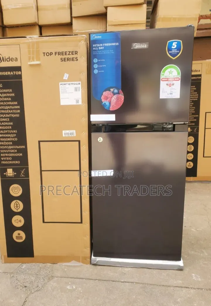 Midea 128L Double Door Fridge – Energy Efficient