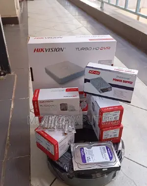 Real Time Capture 4 Hikvision 1080p CCTV Cameras Complete System