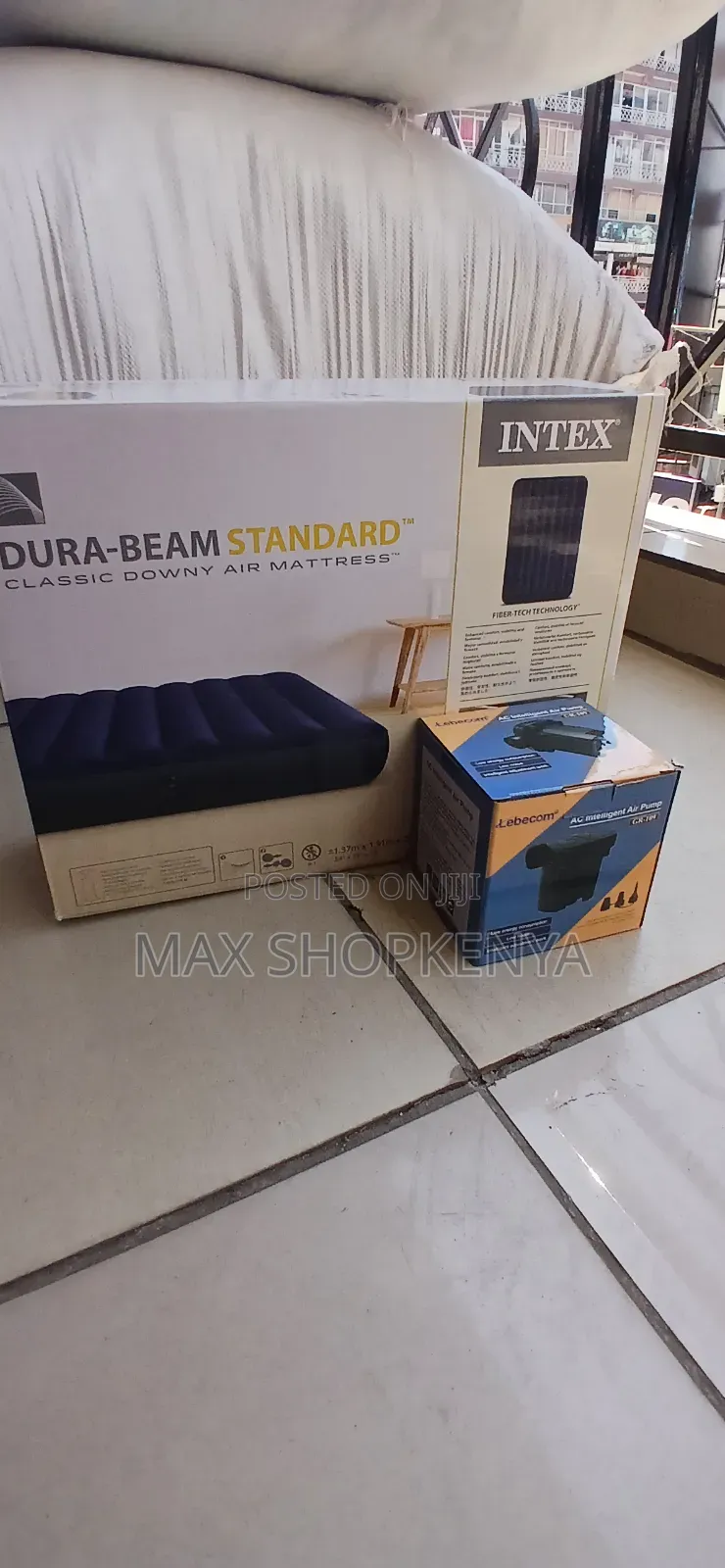 Intex Air Mattress 4*6– Durable Inflatable Sleeping Mattress
