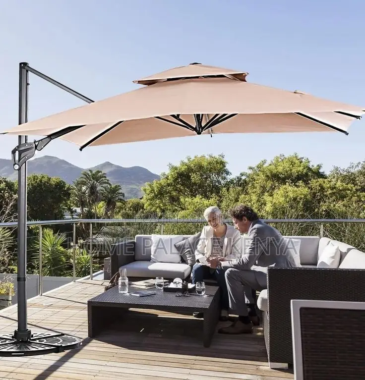 Outdoor Umbrella; Premium Patio Garden Umbrella for Outdoor Seats