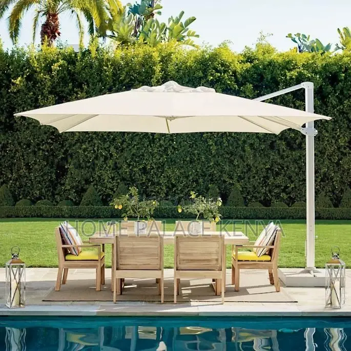 Outdoor Umbrella; Premium Patio Garden Umbrella for Outdoor Seats