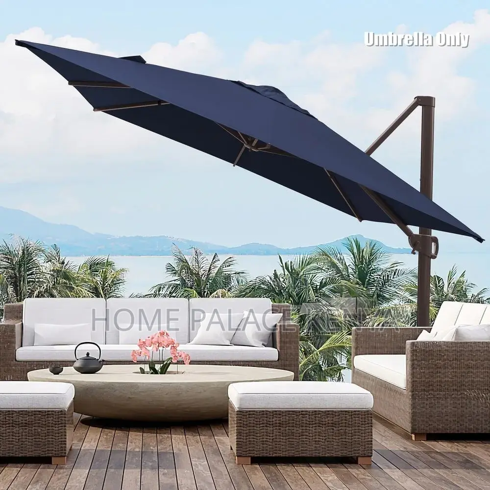 Outdoor Umbrella; Premium Patio Garden Umbrella for Outdoor Seats