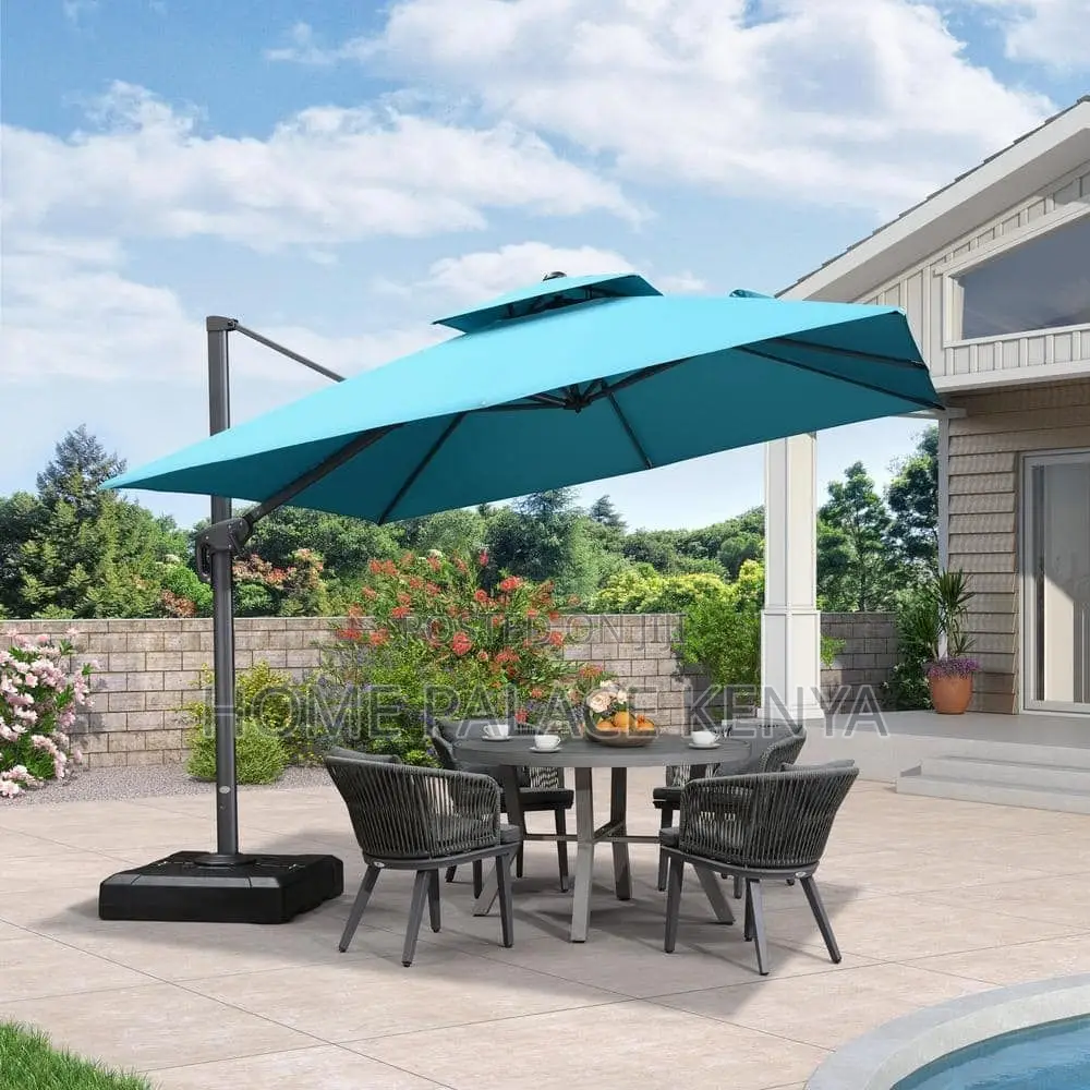 Outdoor Umbrella; Premium Patio Garden Umbrella for Outdoor Seats