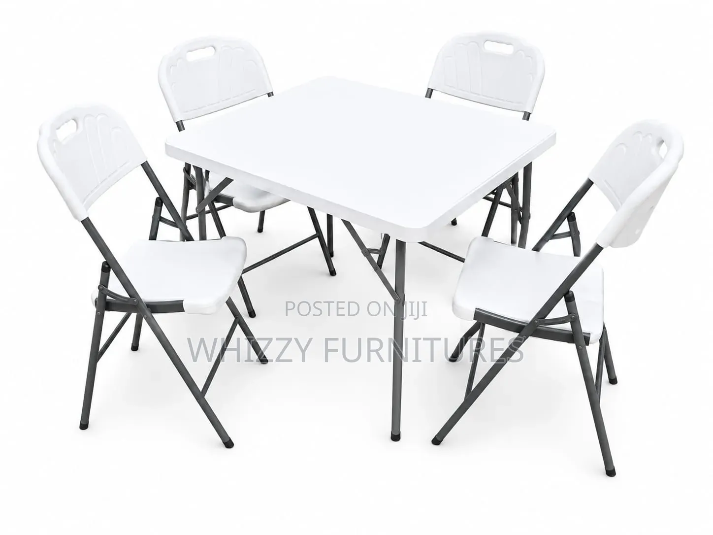 Foldable Table 4 Chairs _Heavy Duty