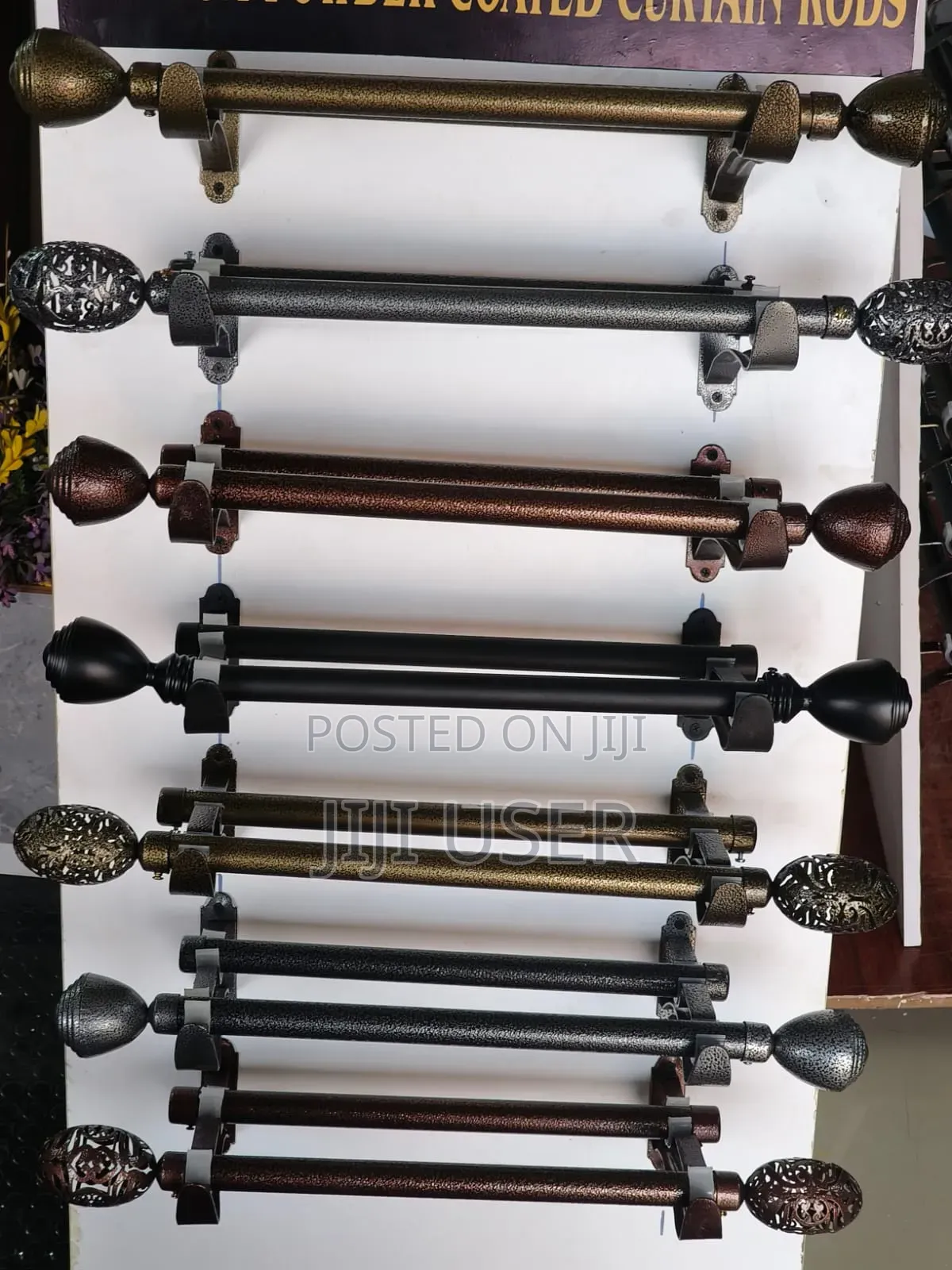 Powder Coated Curtain Rods