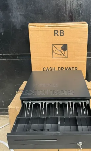 Black Cash Register Drawer – Secure POS Money Drawer