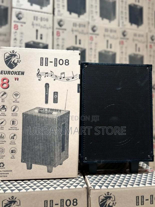 Party Euroken S-08, 8′′ Portable Rechargeable Trolley Speaker
