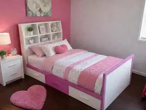 Bed for Kids With Built in Drawers and Shelves Available on Order