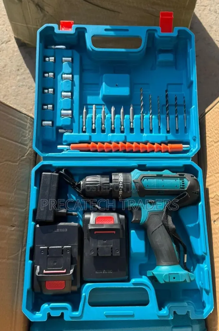 26V Cordless Drill Set – Rechargeable Power Drill